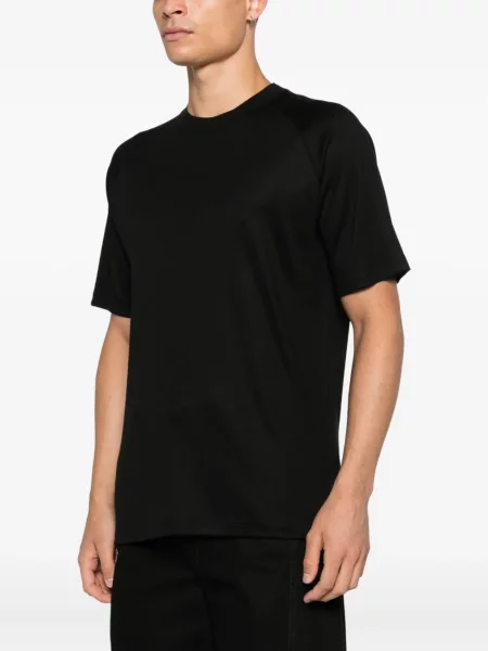 Tricou Zegna scurt negru