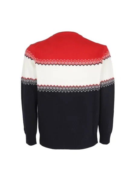 Sweter Mc2 Saint Barth z okrągłym dekoltem klasyczny