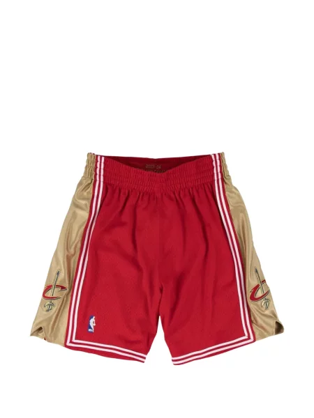 Pantaloni scurți Mitchell & Ness cu autograf roșu