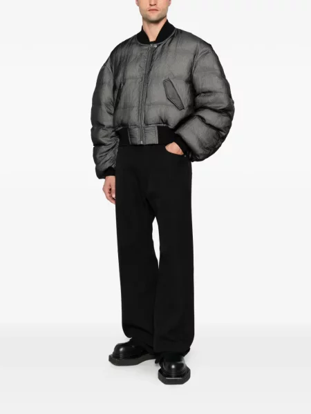 Matlasat geacă bomber Rick Owens gri
