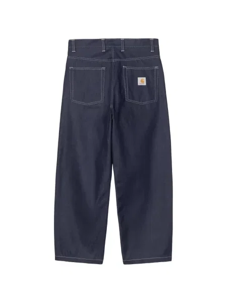 Blugi Carhartt Wip cu autograf albastru