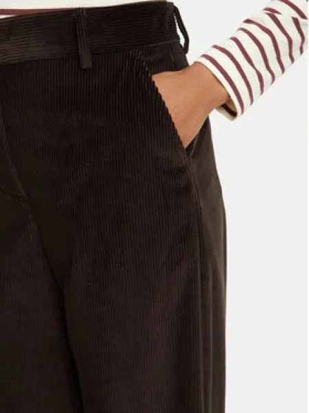 Weekend Max Mara Hlače TANIA temno rjava
