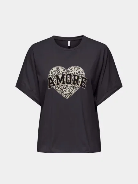 Футболка Only темно-сірий сіра