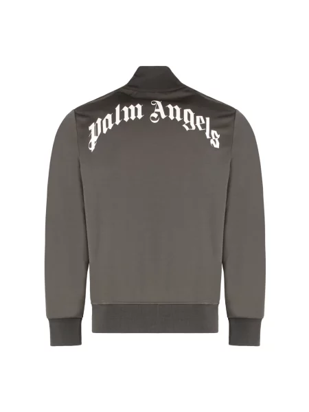 Kurtka Palm Angels z nadrukiem zielona