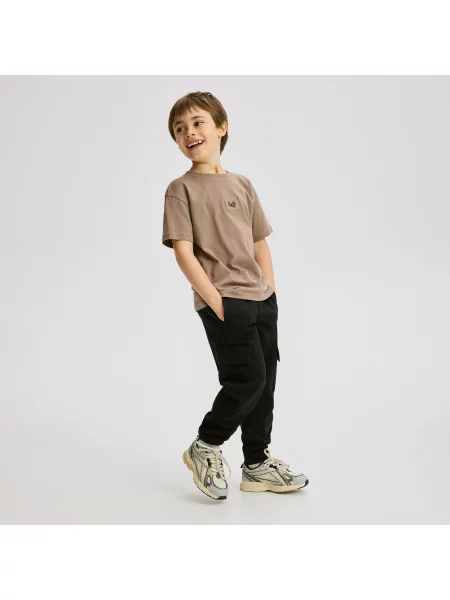 Reserved Kalhoty jogger cargo černý
