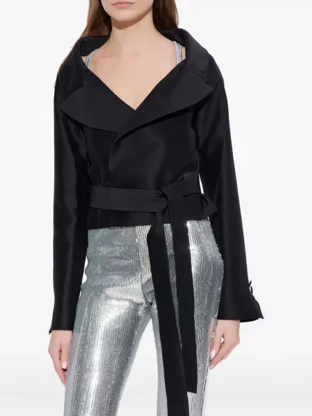 Geacă Dsquared2 de lână negru