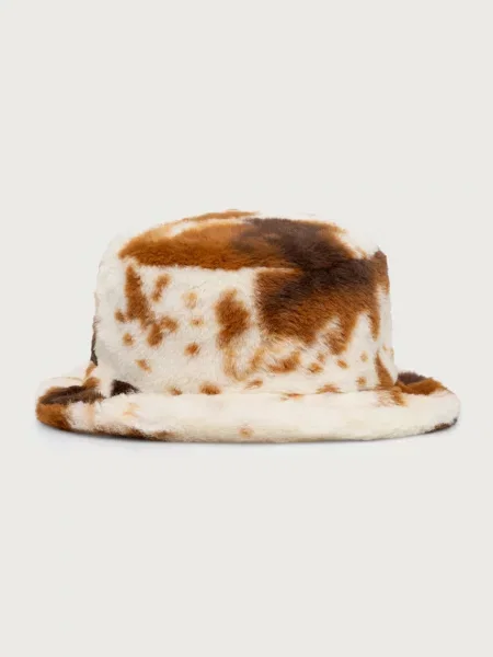 Műszőrme sapka Kangol bézs