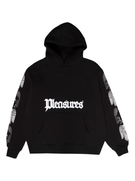 Hanorac cu glugă Pleasures negru