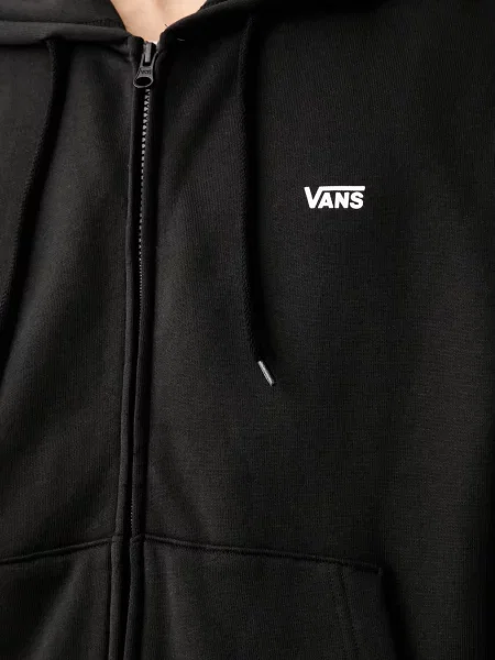 Суичър с качулка Vans с качулка черно