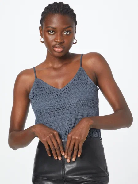 VERO MODA Blúz HONEY galambkék