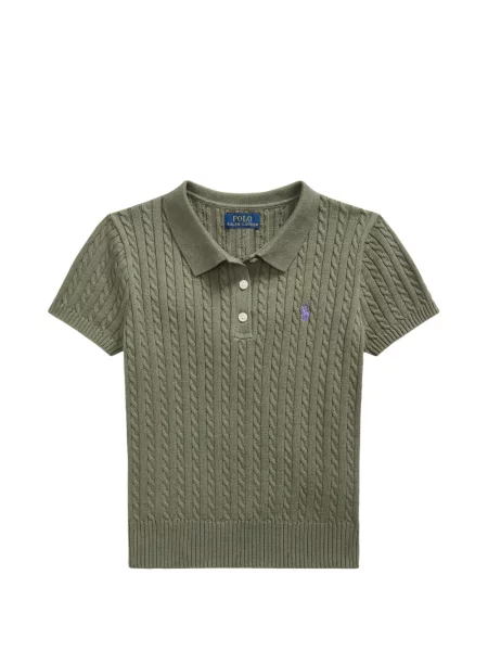 Koszulka polo dziecięca Polo Ralph Lauren zielona