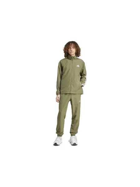 ADIDAS SPORTSWEAR Tréningový komplet olivová / biela čierna