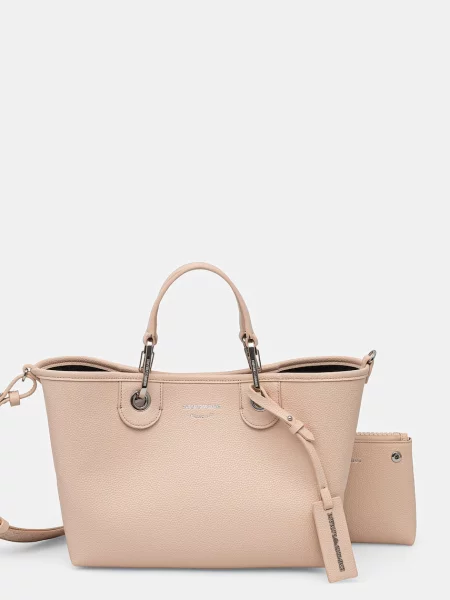 Emporio Armani geantă crossbody pentru femei roz