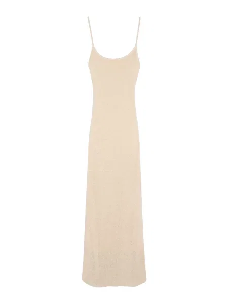 Bershka Rochie tricotat crem