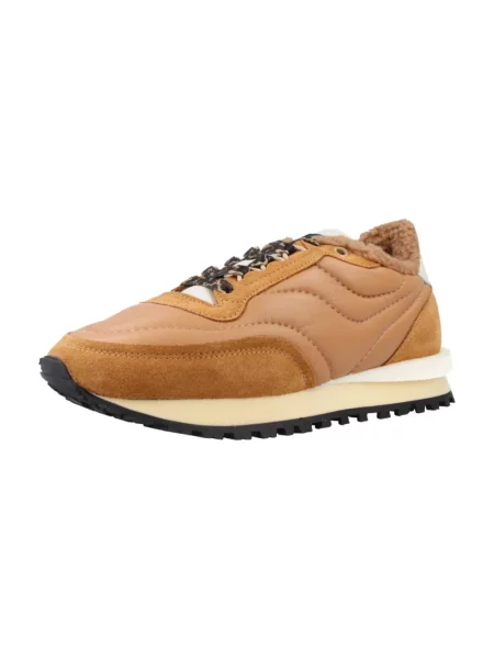 Sneakersy Hidnander polarowe brązowe