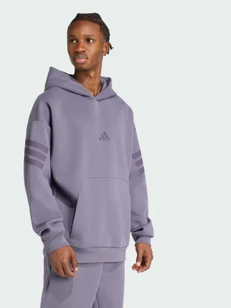 Худі adidas 3 Stripes фіолетовий