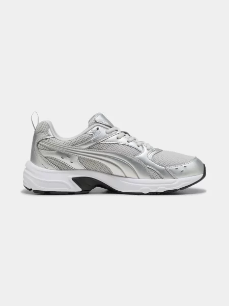 Жіночі Кросівки повсякденні PUMA Milenio Tech Lt комбінований верх сірий