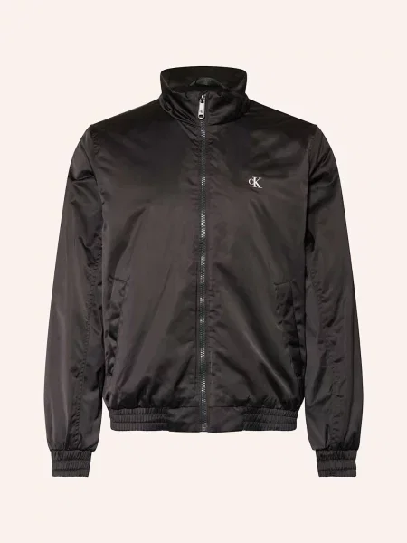 Kurtka bomber Calvin Klein z nadrukiem czarny