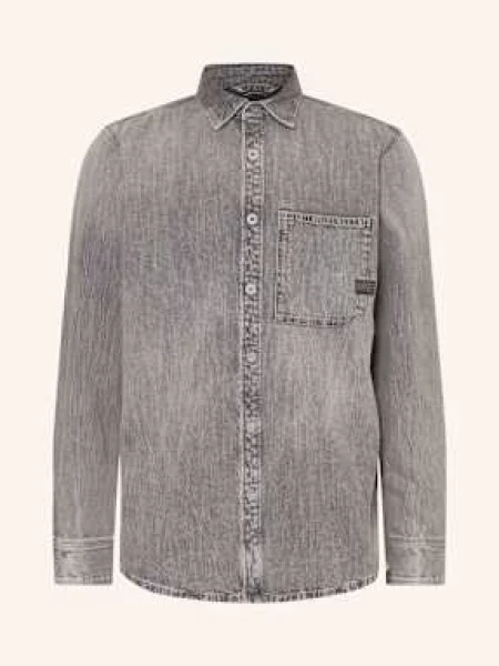 Koszula casualowa z imitacji denimu G-star szara
