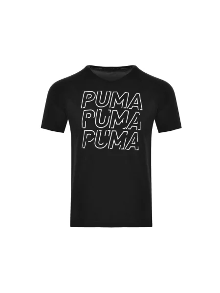 Tricou sport Puma cu autograf negru