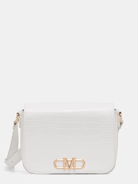 Morgan geantă crossbody pentru femei cu imitație de piele alb