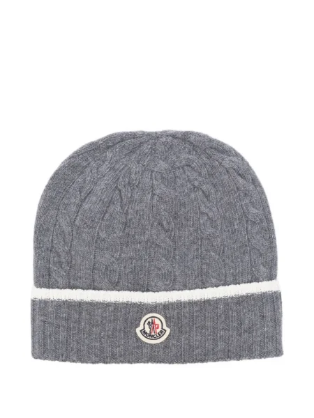 Czapka dziecięca Moncler Enfant szara