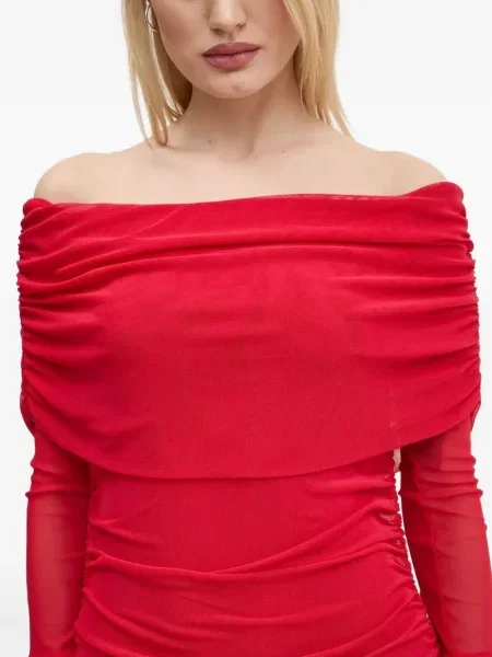 Rochie maxi Never Fully Dressed de costum roșu