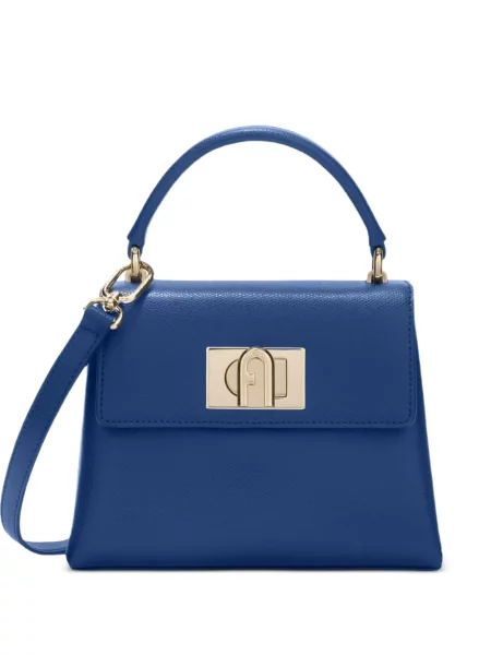 Geantă messenger Furla albastru