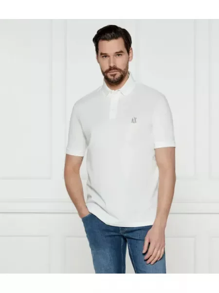Armani Exchange Tenisz póló fehér