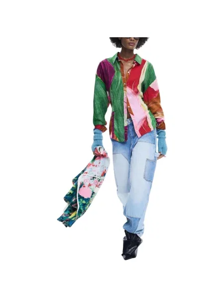 Bluză Desigual maro