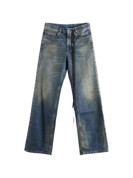 Blugi cu picior larg Ann Demeulemeester albastru