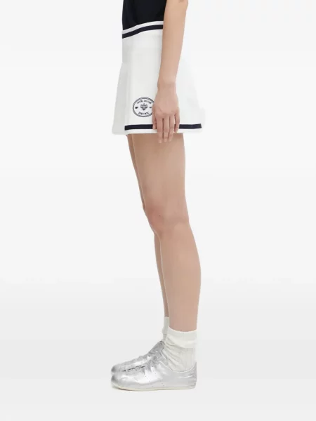 Fusta mini Sporty & Rich alb