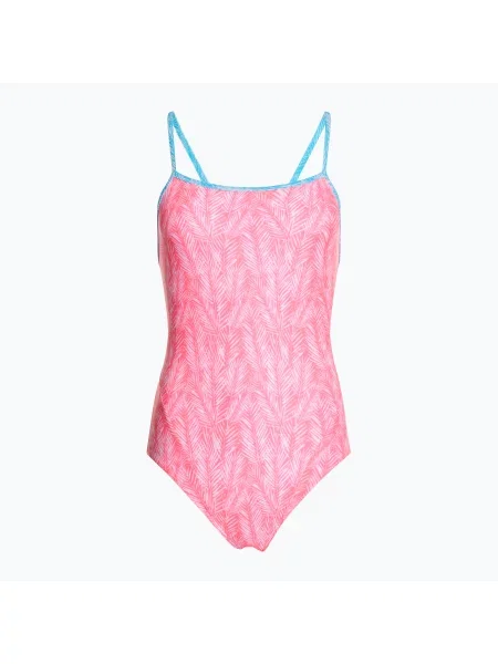 Női egyrészes fürdőruha Funkita Single Strap One Piece sweet releaf Single Strap One Piece rózsaszín