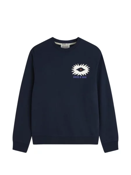 Hanorac Scotch & Soda cu imagine albastru