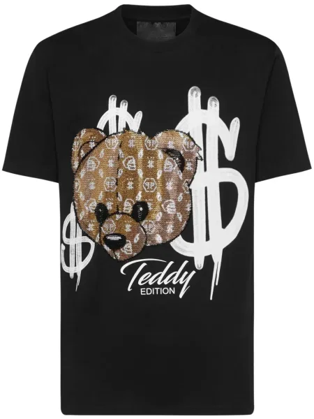 Tricou Philipp Plein teddy negru