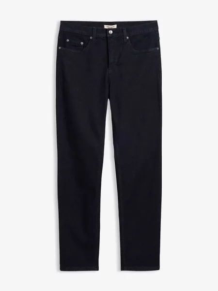 Dżinsy ze stretchem classic fit zwężana nogawka niebieski
