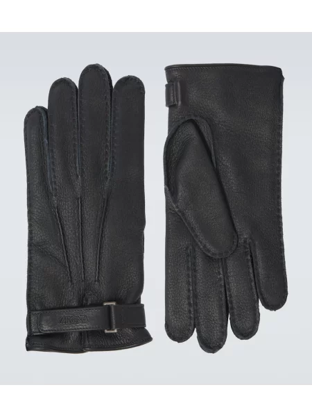 Mănuși Zegna din piele negru