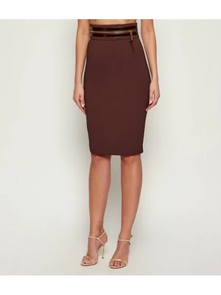Elisabetta Franchi Fustă maro