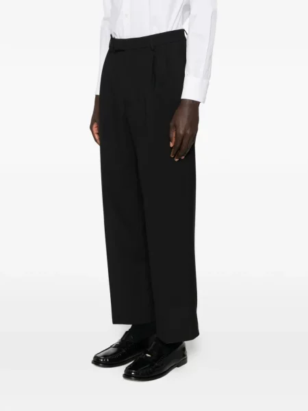Pantaloni Karl Lagerfeld plisate negru