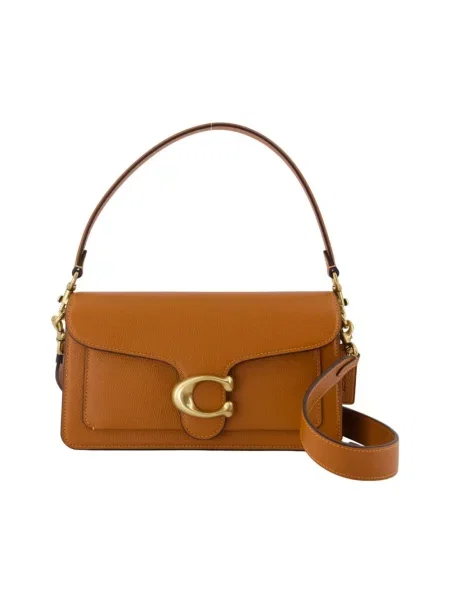 Coach torebka crossbody skórzana Tabby 26 brązowa