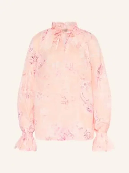 Émanou Bluzka Amelie Z Falbanami rosa biała