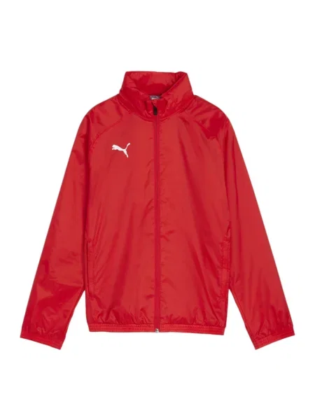 PUMA Geacă sport TeamGoal roșu intens alb