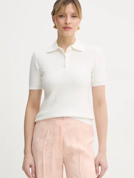 MM by Max Mara tricou polo CARIOCA bej