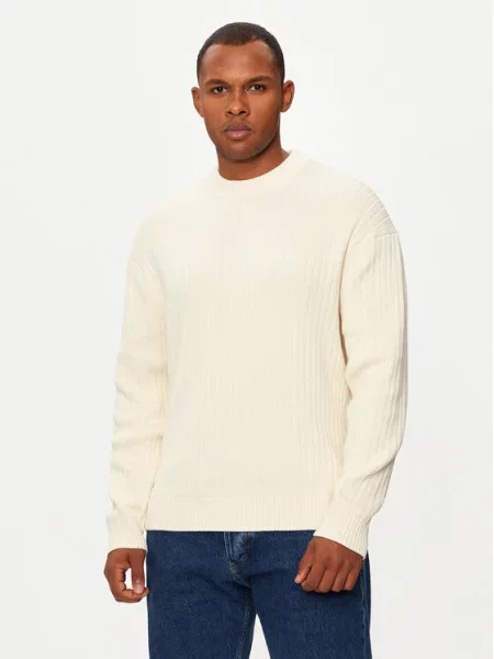 Calvin Klein Jeans Pulover Écru