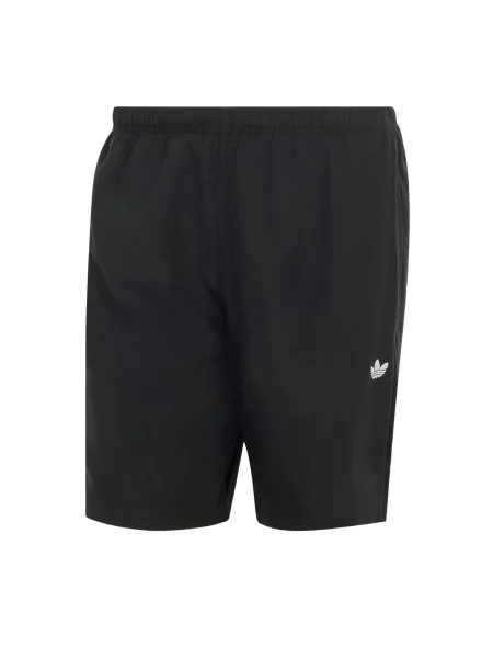 ADIDAS ORIGINALS Șorturi de baie Trefoil Essentials negru alb