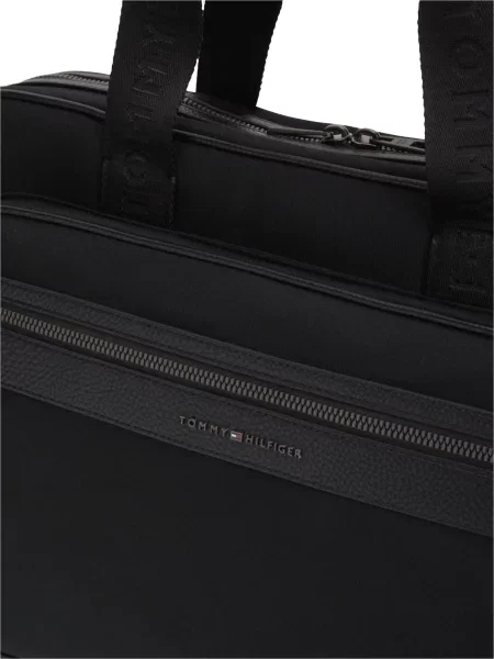 TOMMY HILFIGER Taška na notebook čierna