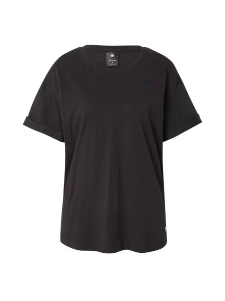 G-Star Raw Tricou Rolled Up negru