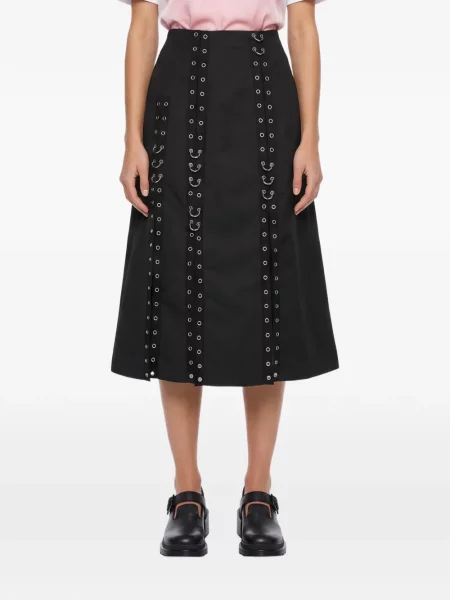 Fustă midi Simone Rocha negru