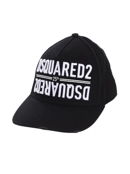 Czapka z daszkiem Dsquared2 czarna
