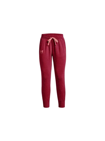 Pantaloni de jogging Under Armour din fleece bordo
